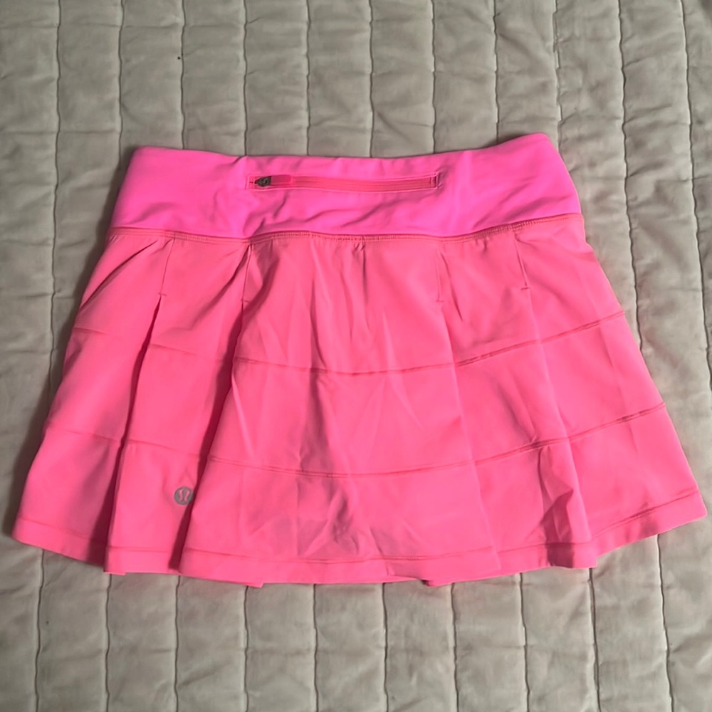 LULULEMON Pace Rival Skirt Zing Pink
